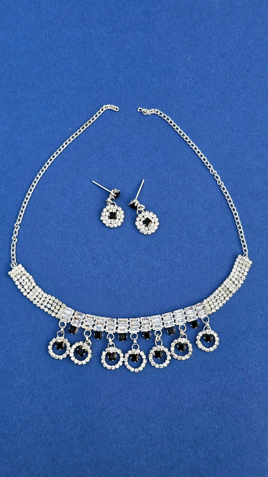 Zirconia Black & Crystal - AD Set