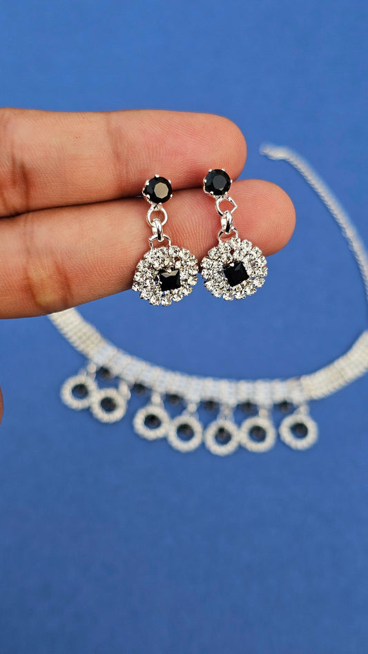 Zirconia Black & Crystal - AD Set