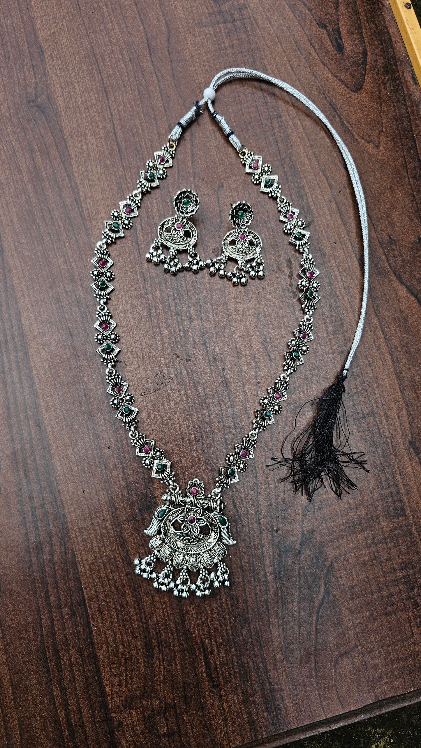 Peacock Premium Oxidized Set